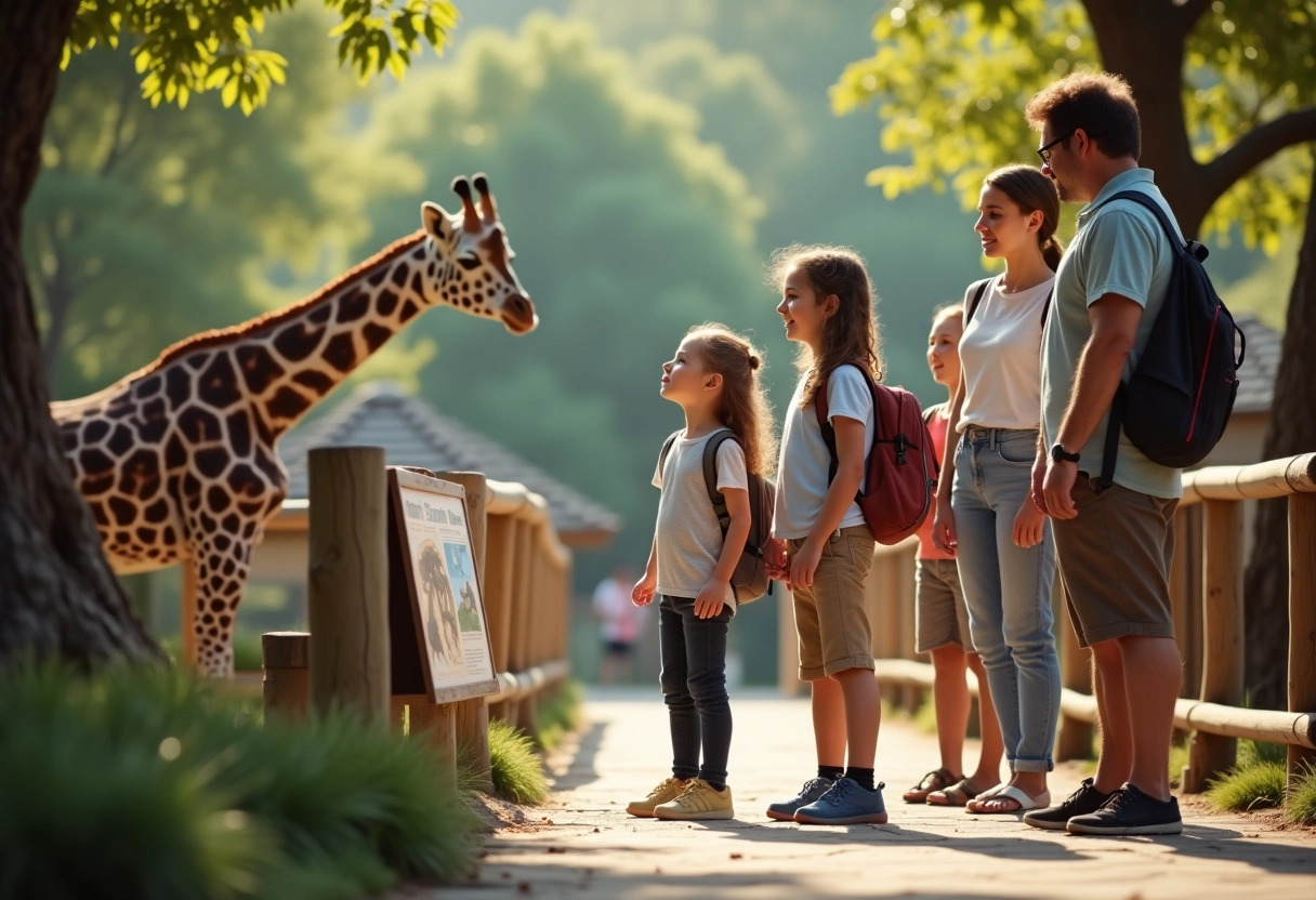 zoo  famille